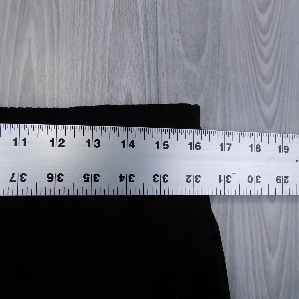 Banana Republic Slim-Tapered Fit Pants Men 32x30 Black Performance Tech Casual